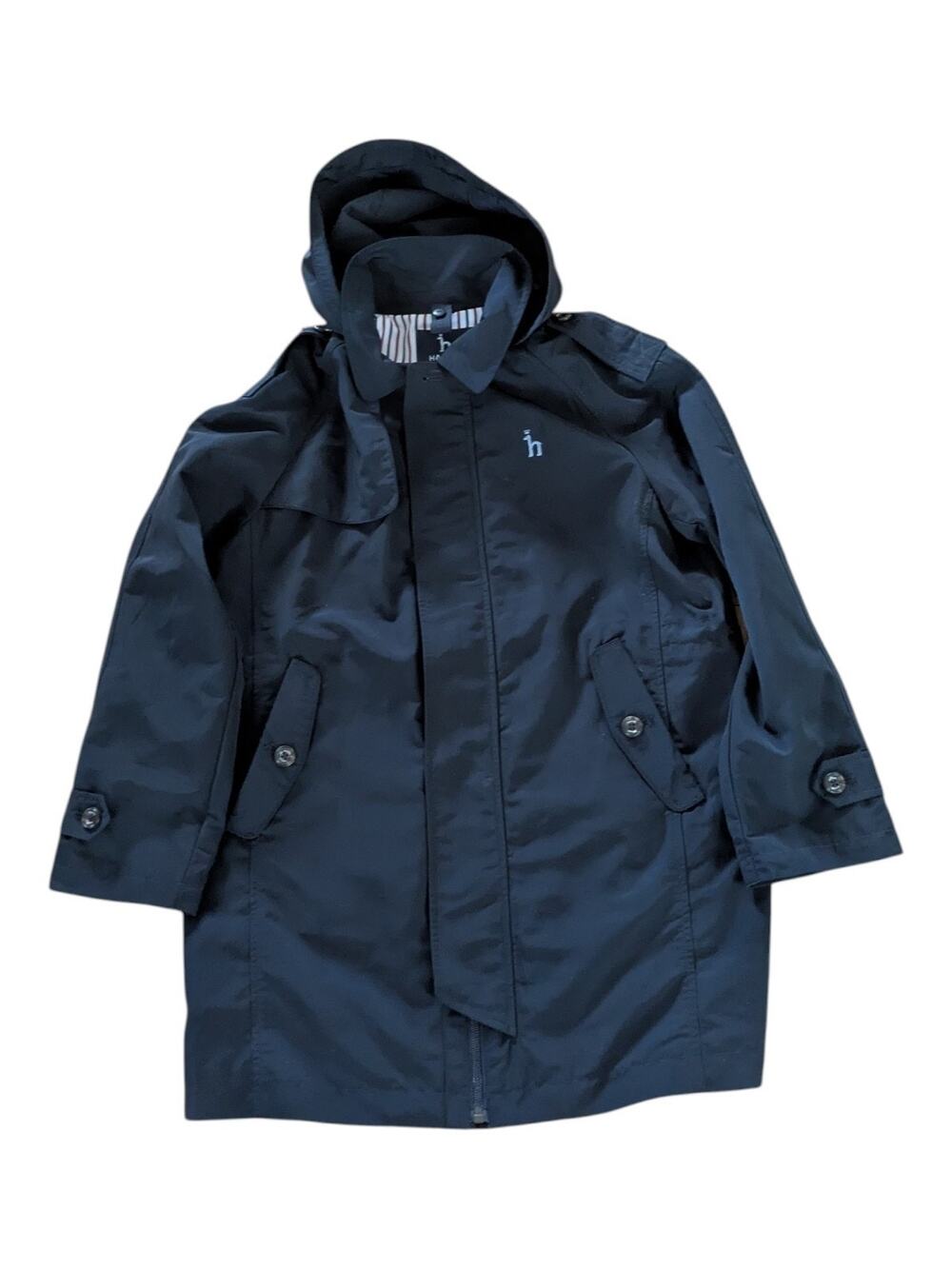 Hazzys Kids 13Y Navy Blue  Anorak Jacket Coat